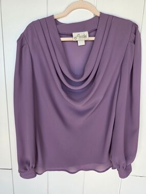Luccini Lavender V-Neck Chemise Slip